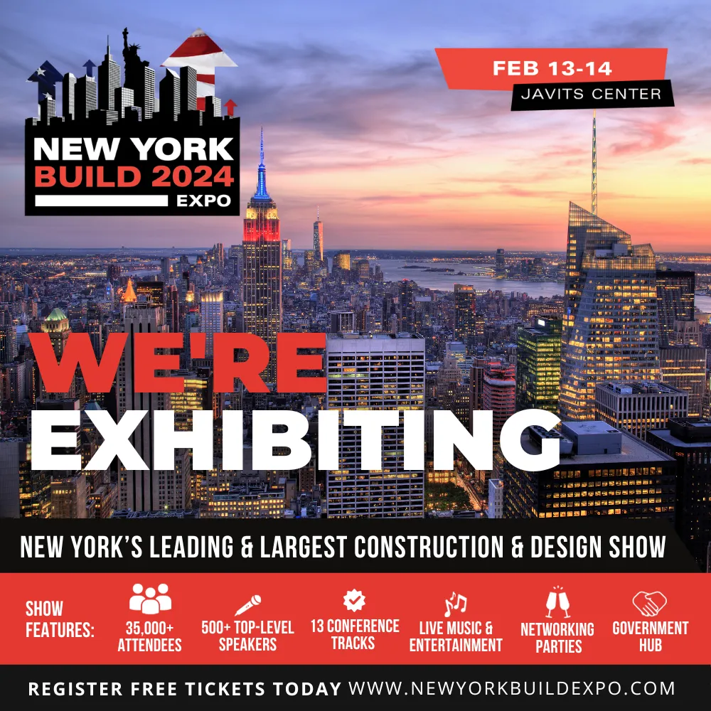We are exhibiting at the NY Build Show