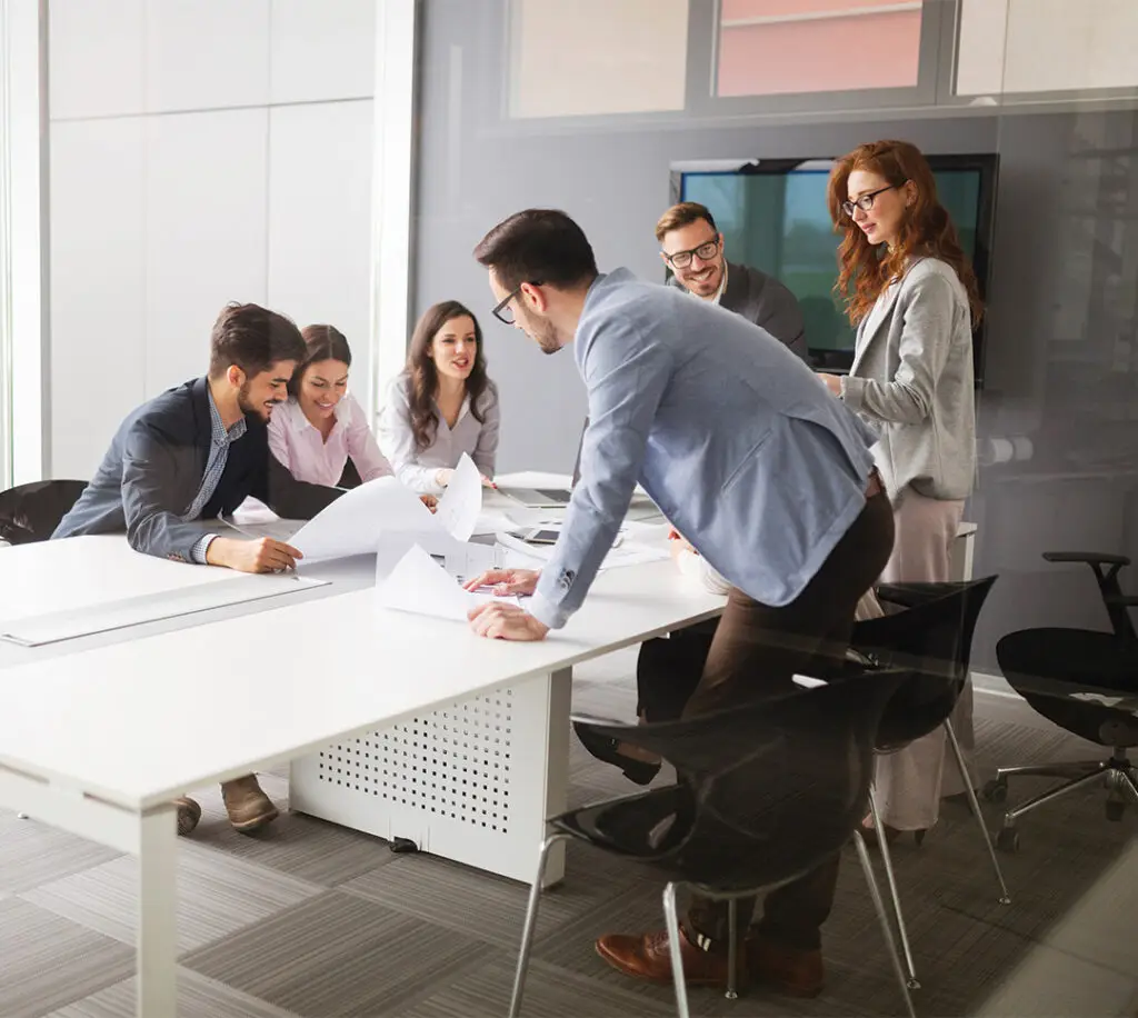 Office Building Controlling Indoor Air Quality